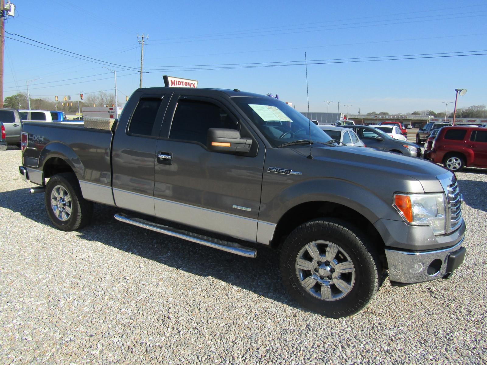 2012 Gray /Gray Ford F-150 FX4 SuperCab 6.5-ft. Bed 4WD (1FTFX1ET1CF) with an 3.5L V6 TURBO engine, Automatic transmission, located at 15016 S Hwy 231, Midland City, AL, 36350, (334) 983-3001, 31.306210, -85.495277 - Photo #0